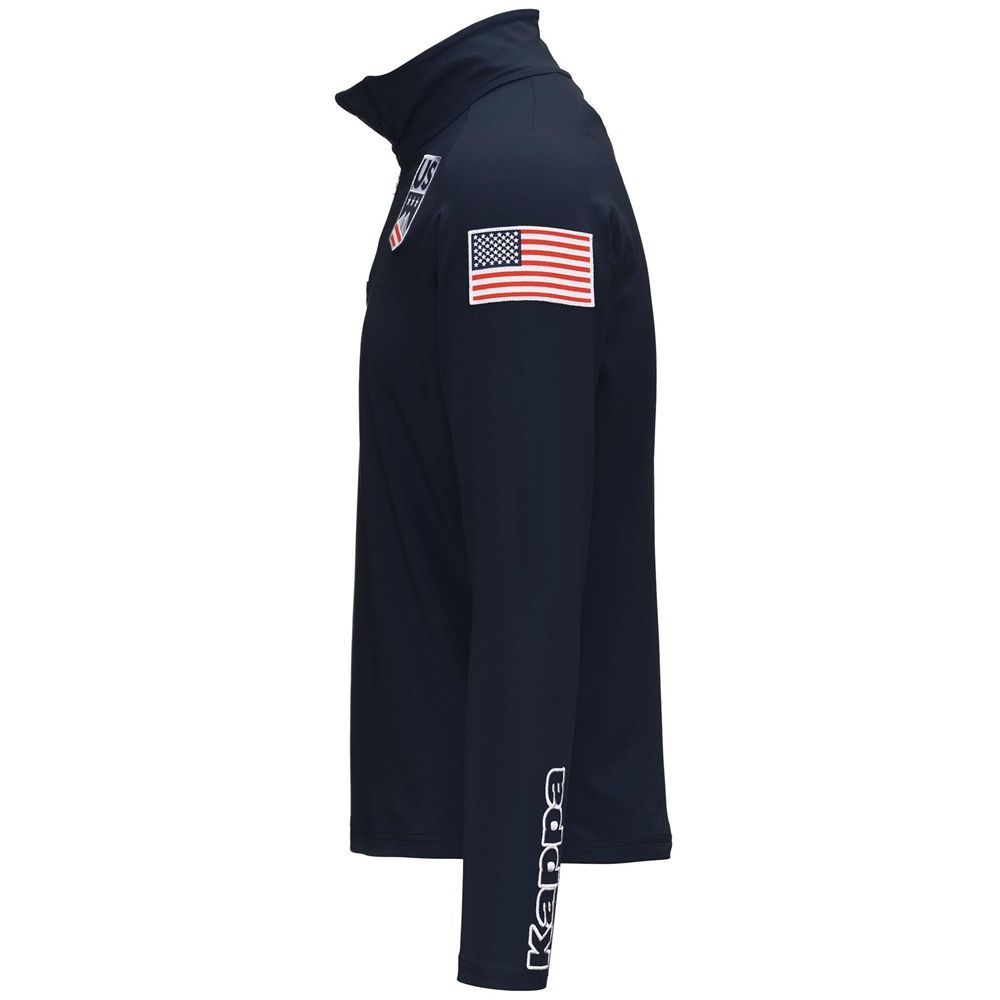 Women Kappa 6 Cento 687bk Us Jacket Navy | 520781-BWG