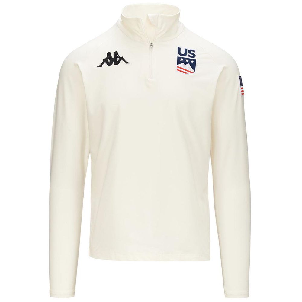 Women Kappa 6 Cento 687bk Us Jacket White | 579641-DVS