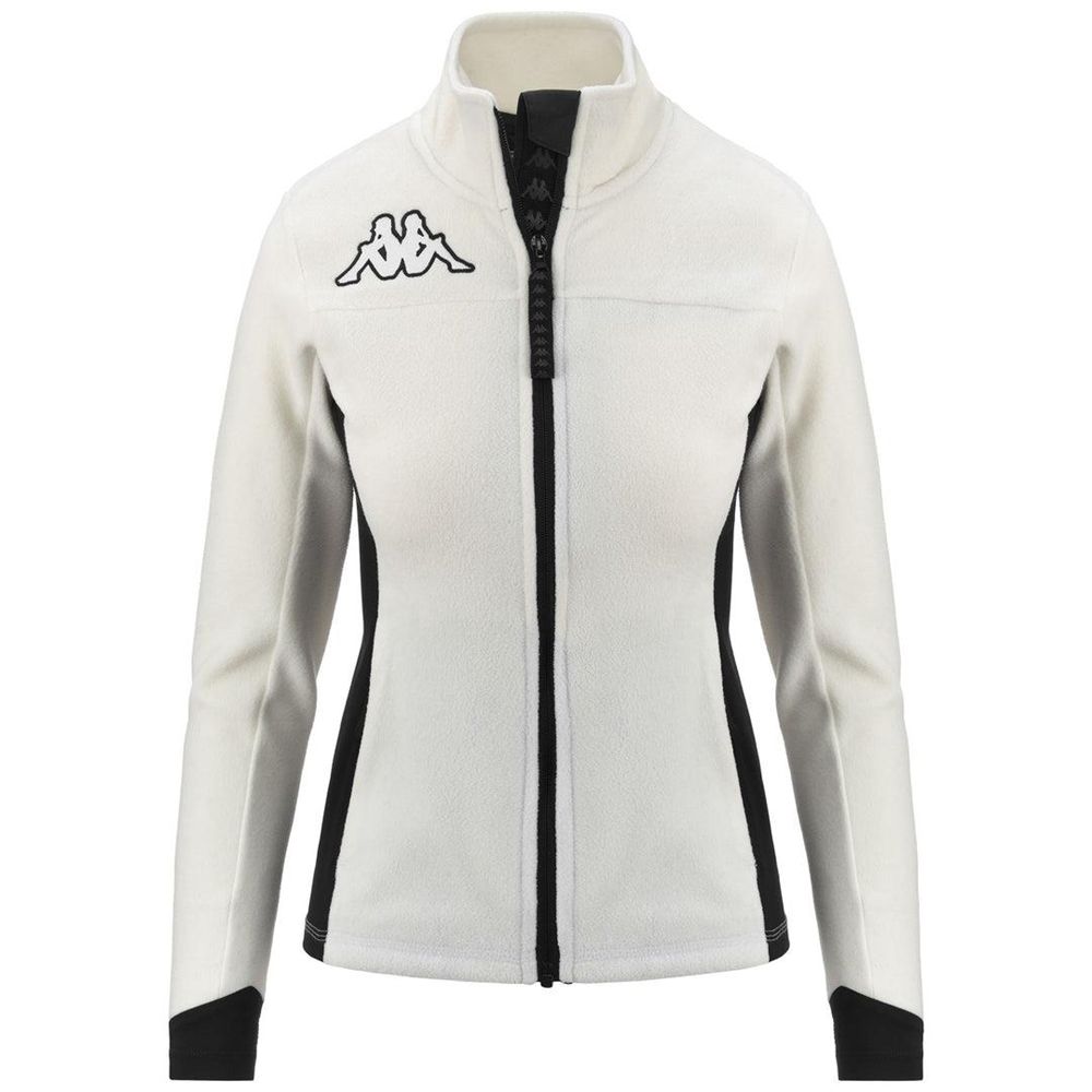 Women Kappa 6 Cento 688 Jacket White | 690542-OKZ