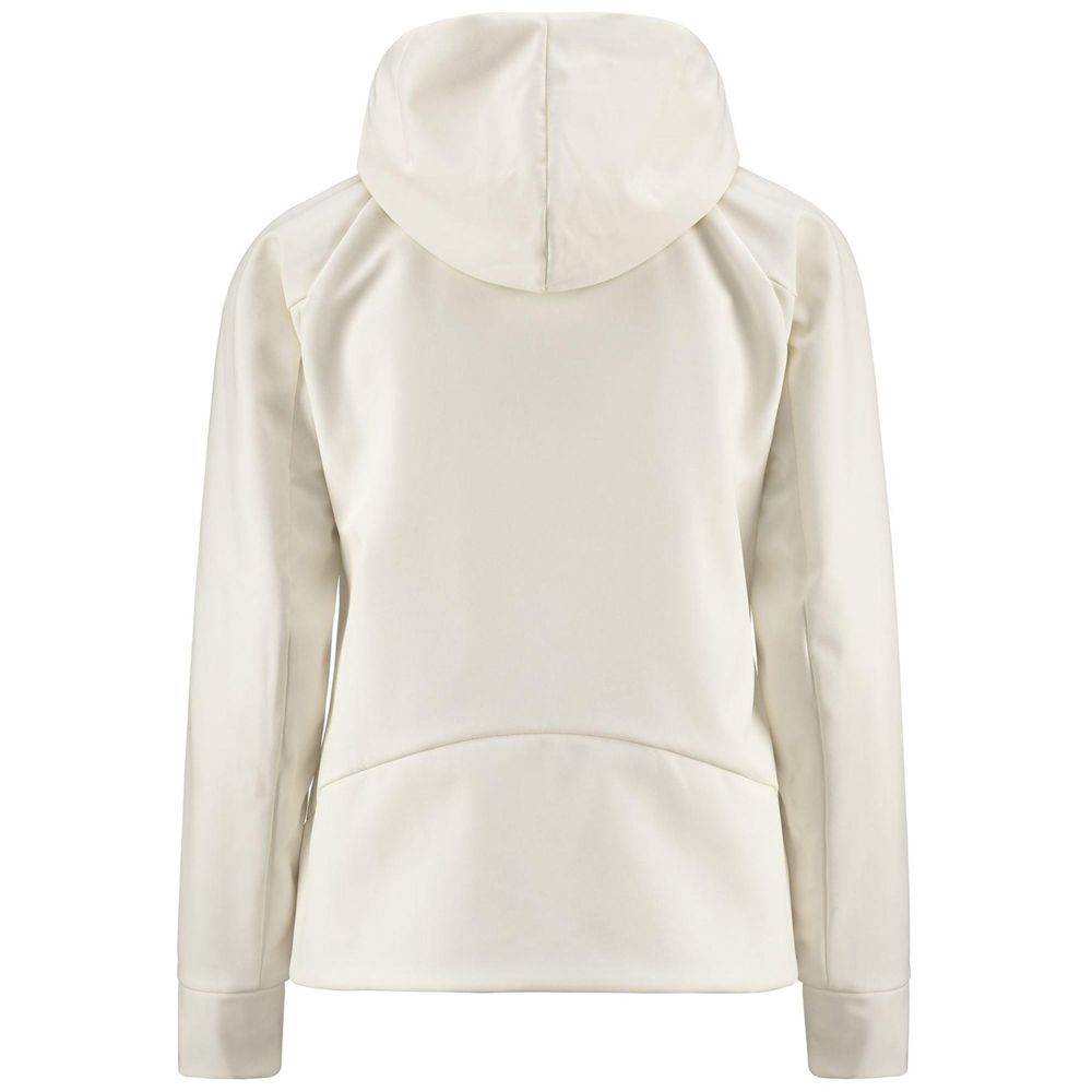 Women Kappa 6 Cento 688j Hoodie White | 780624-NYR