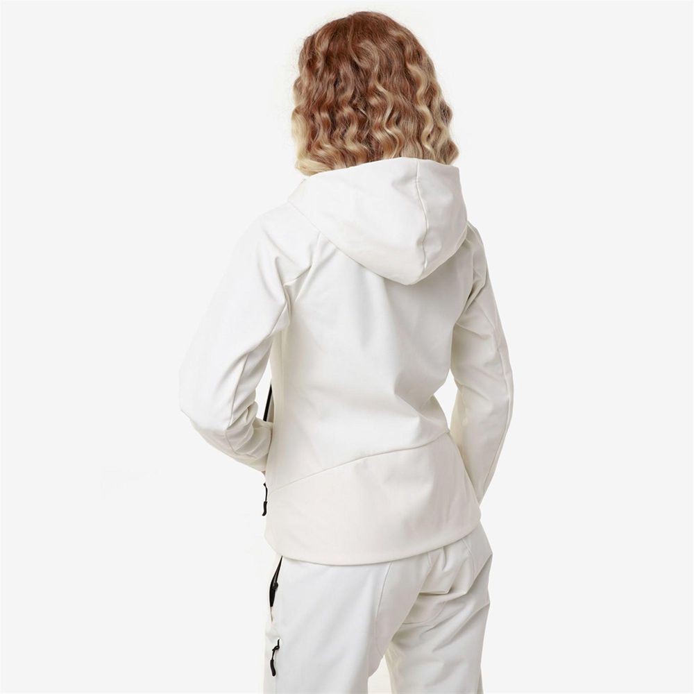 Women Kappa 6 Cento 688j Hoodie White | 780624-NYR