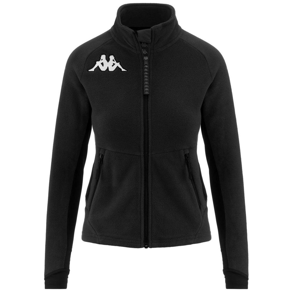 Women Kappa 6 Cento 688n Jacket Black | 189750-TDW