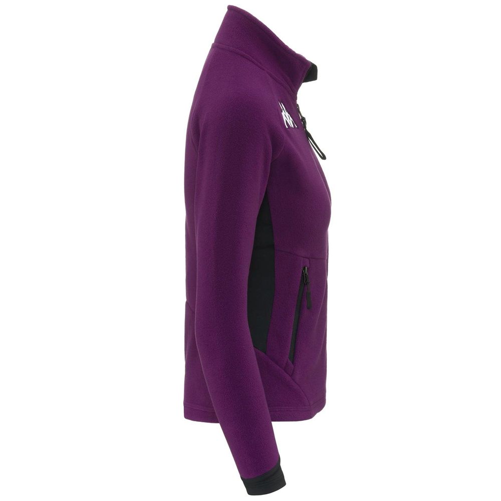 Women Kappa 6 Cento 688n Jacket Purple | 127986-HFO