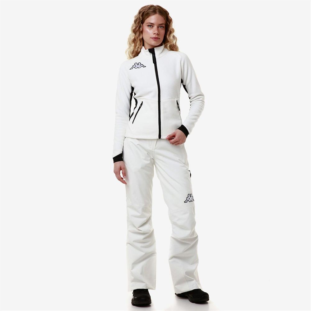 Women Kappa 6 Cento 688n Jacket White | 902875-RDB