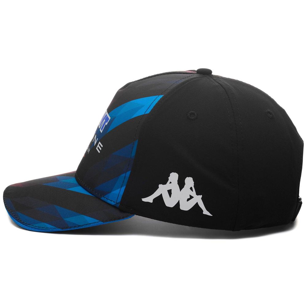 Women Kappa Adoc Alpine F1 Cap Black | 713862-WZR