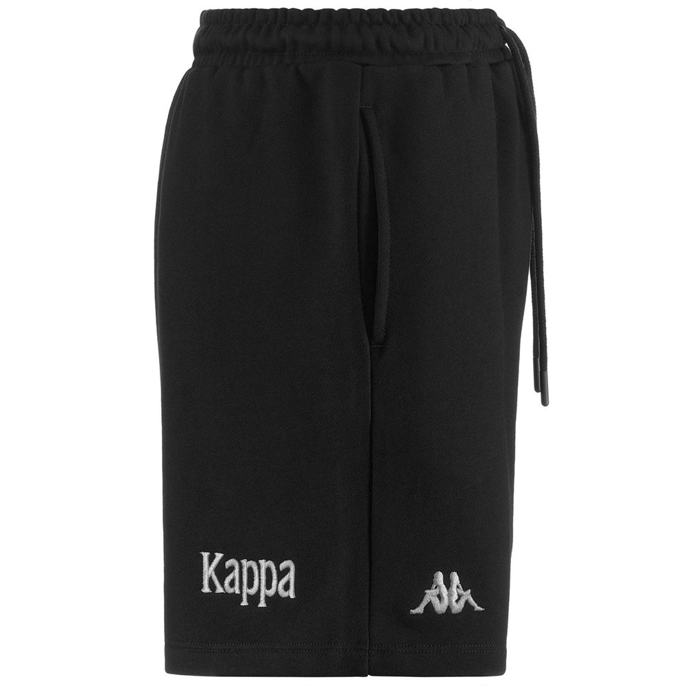 Women Kappa Authentic Gabriellax Shorts Black | 973415-IRY