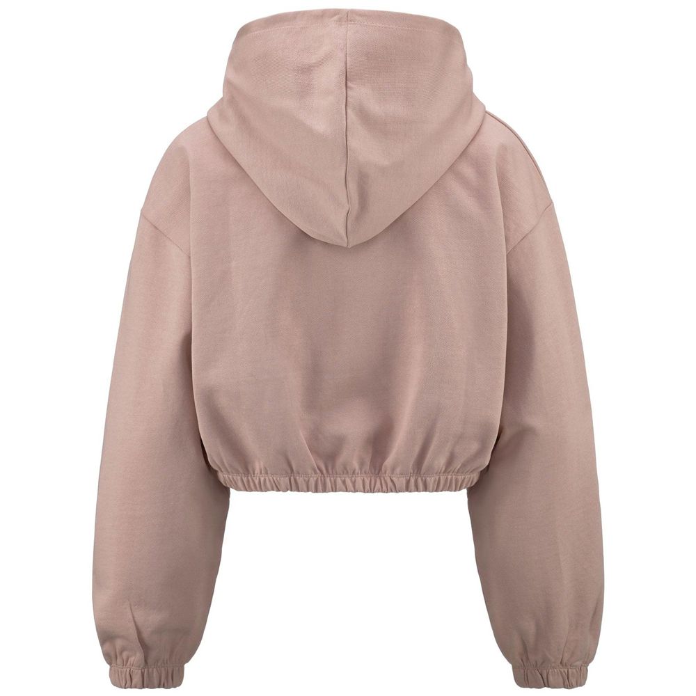 Women Kappa Authentic Ginny Organic Hoodie Pink | 980162-NPC