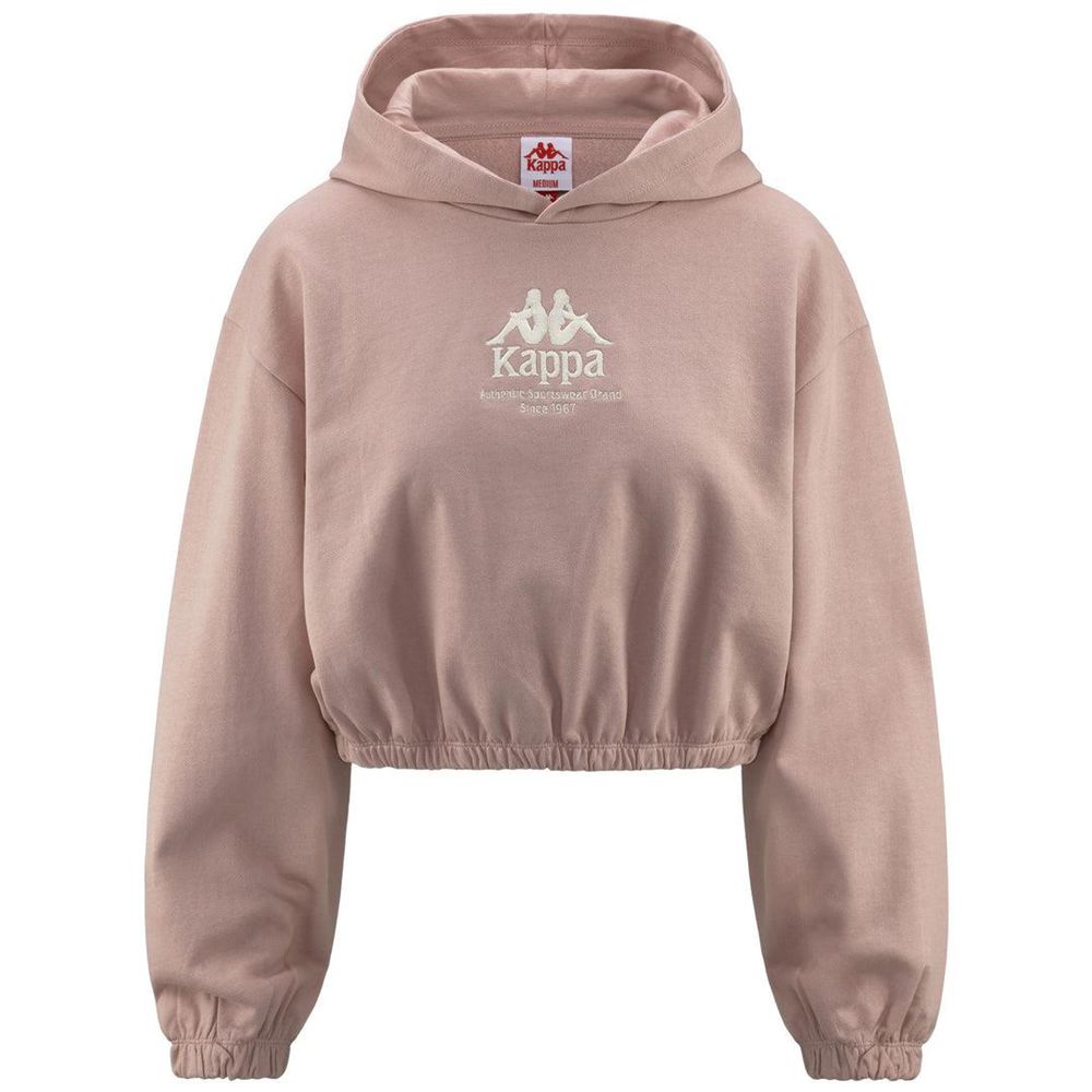 Women Kappa Authentic Ginny Organic Hoodie Pink | 980162-NPC