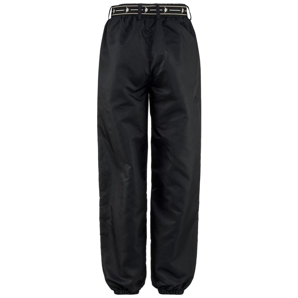 Women Kappa Authentic Jpn Verakido Pants Black | 306471-JTR