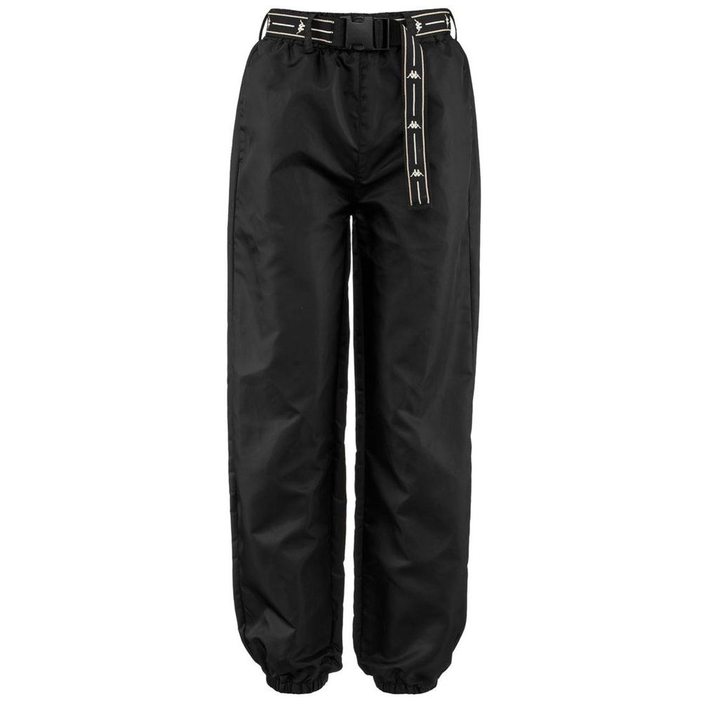 Women Kappa Authentic Jpn Verakido Pants Black | 306471-JTR