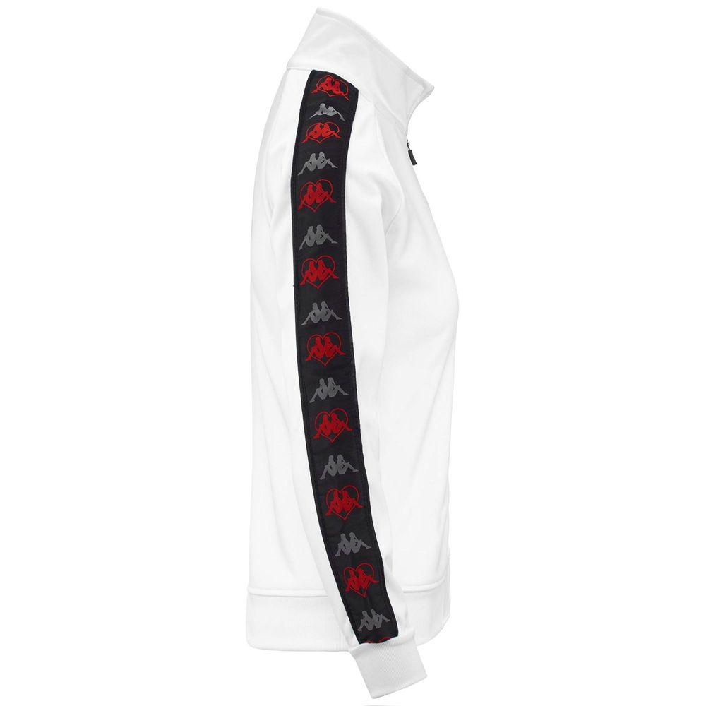 Women Kappa Authentic Lalla Jacket White | 214387-CPD