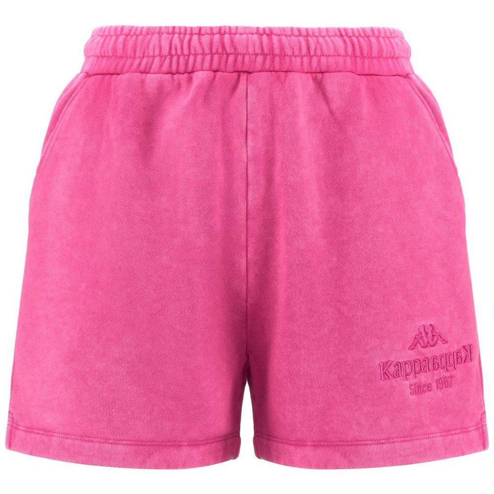 Women Kappa Authentic Premium Lass Shorts Pink | 847095-UNY