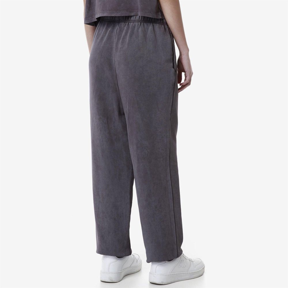 Women Kappa Authentic Premium Lice Pants Grey | 982470-HID