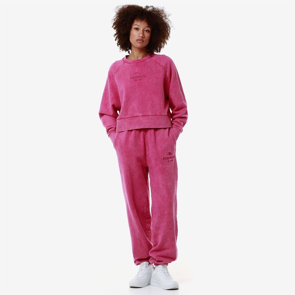 Women Kappa Authentic Premium Lyta Sweater Pink | 614928-AHW