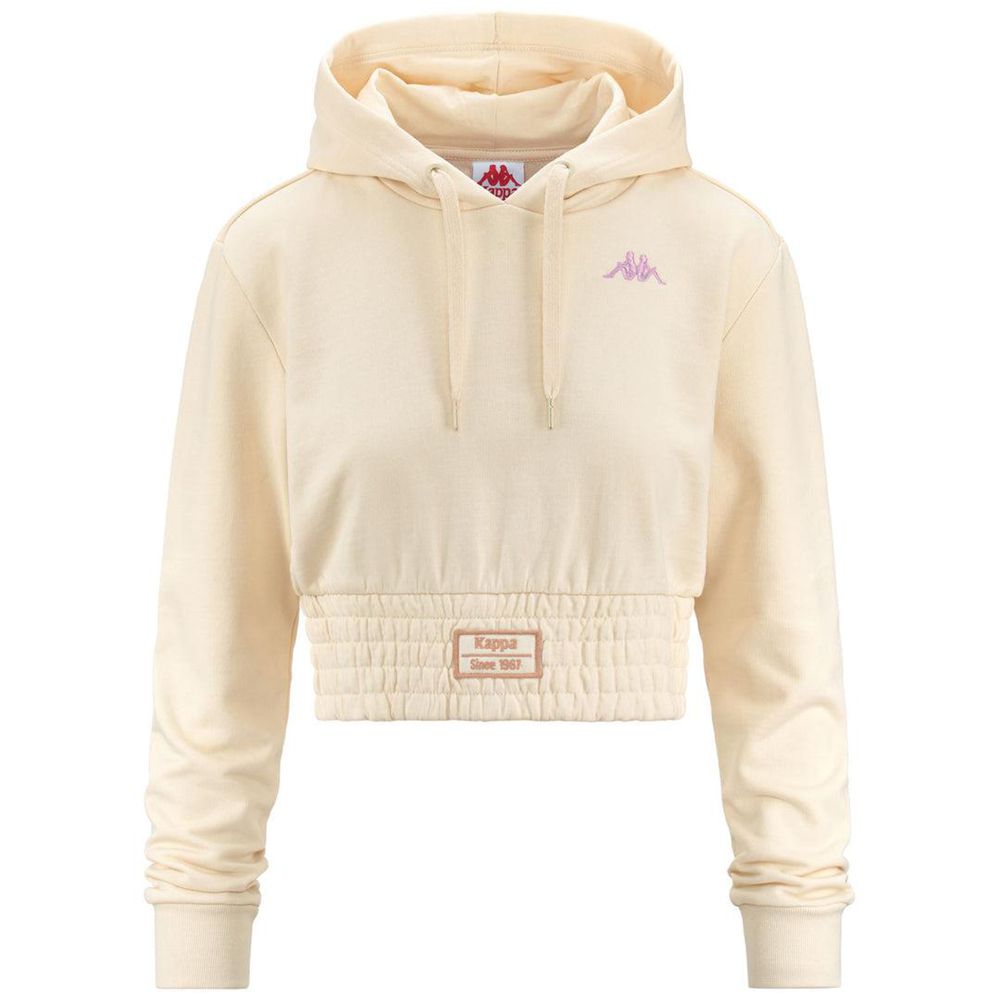 Women Kappa Authentic Skale Organic Hoodie White | 395061-PSN