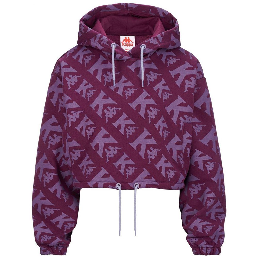 Women Kappa Authentic Tropp Hoodie Purple | 327180-GFJ