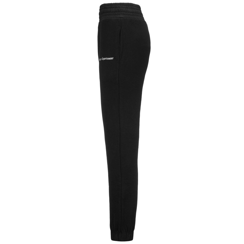 Women Kappa Authentic Veghy Pants Black | 638057-PHN