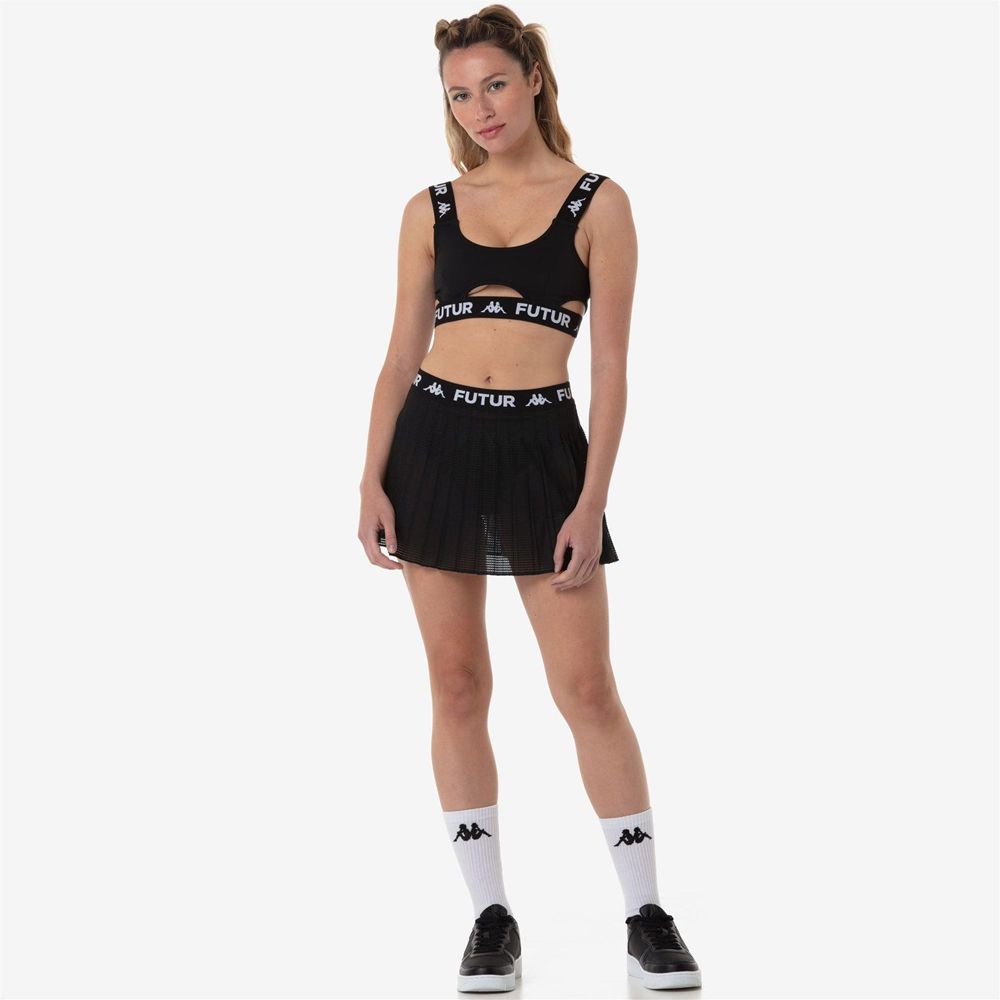 Women Kappa Authentic Venus Kff Skirts Black | 528069-KLX