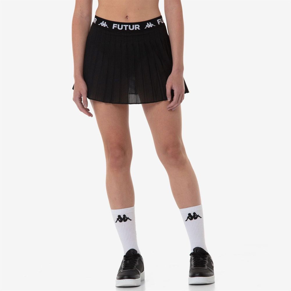 Women Kappa Authentic Venus Kff Skirts Black | 528069-KLX