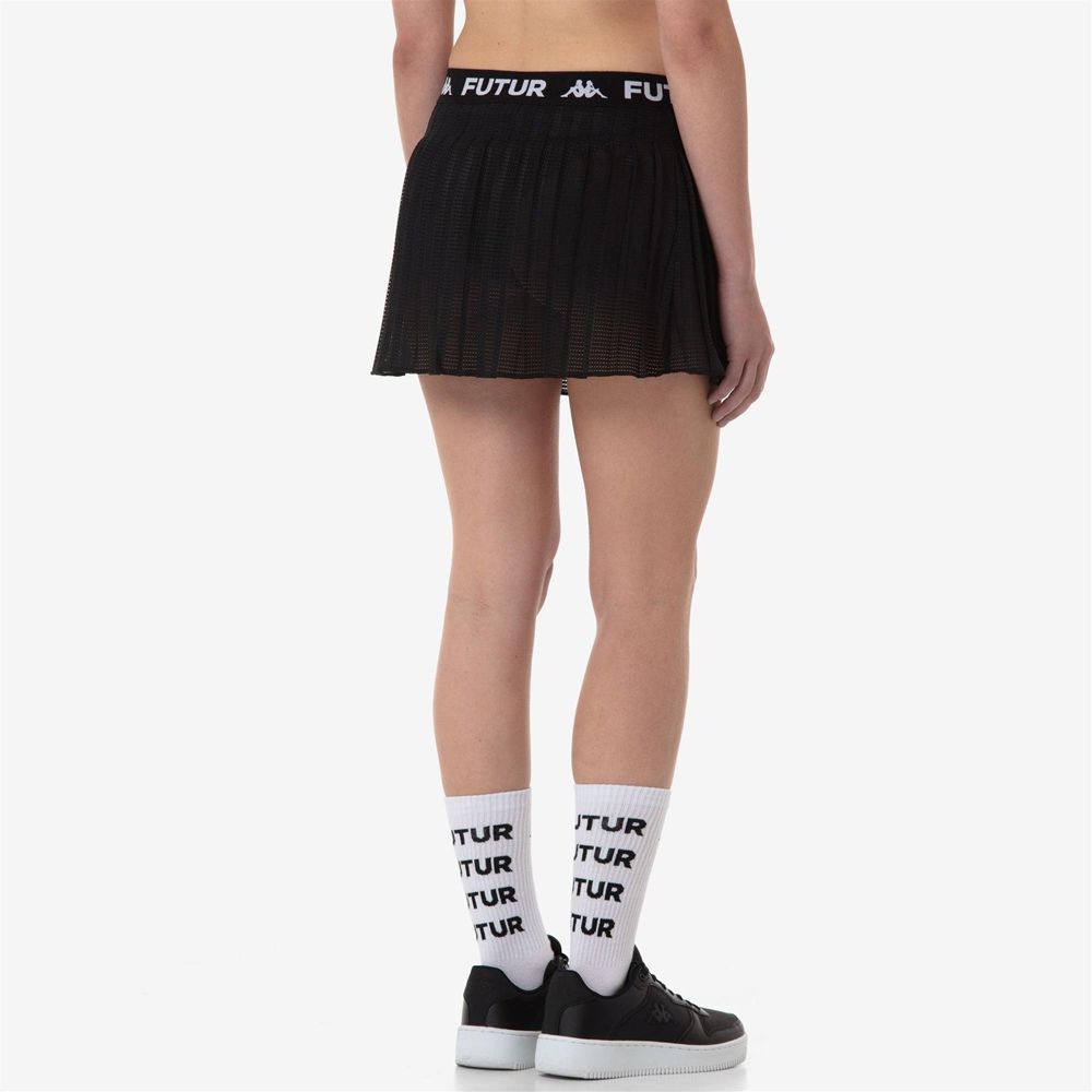 Women Kappa Authentic Venus Kff Skirts Black | 528069-KLX