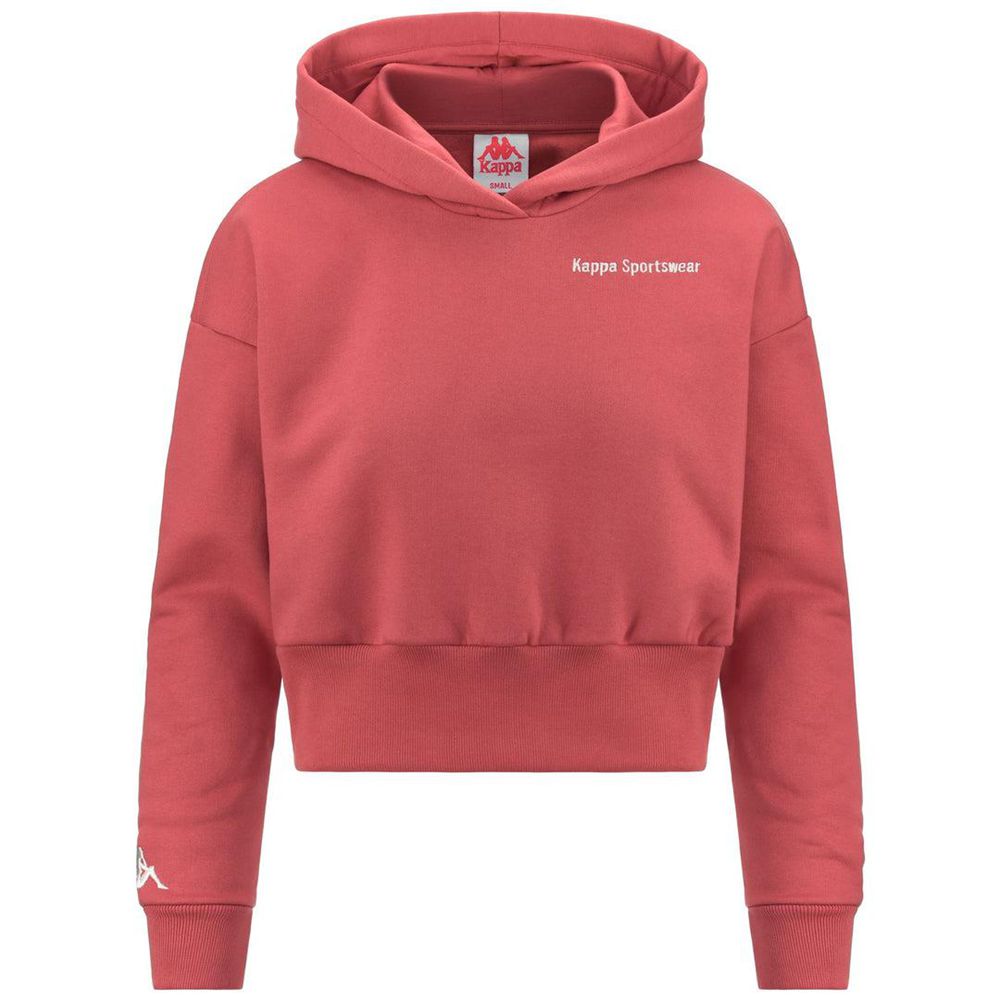 Women Kappa Authentic Vicky Hoodie Pink | 378214-YBO