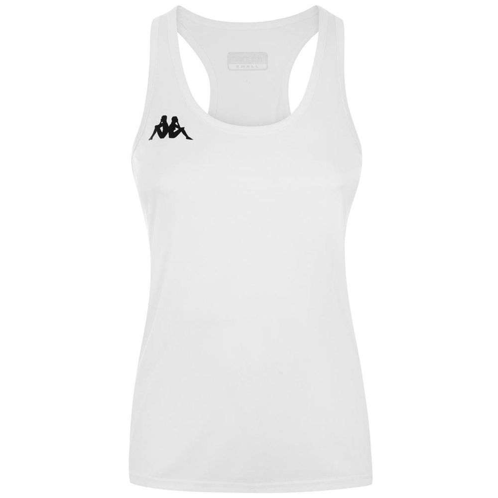 Women Kappa Domak Jersey White | 473096-DTC