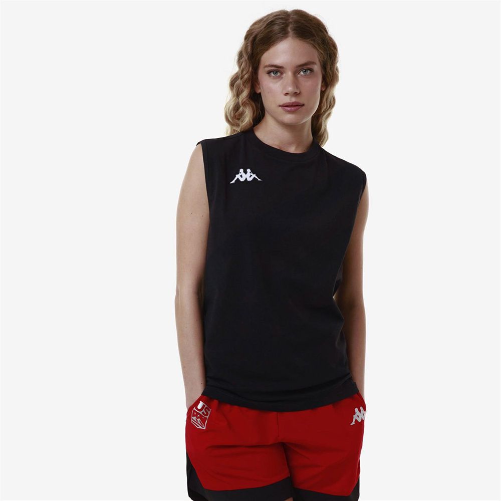 Women Kappa Drideca Us Tank Top Navy | 105263-GYV