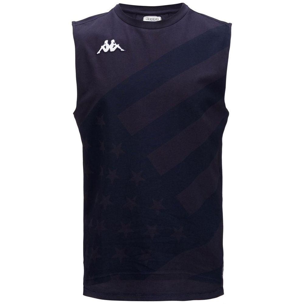 Women Kappa Drideca Us Tank Top Navy | 105263-GYV