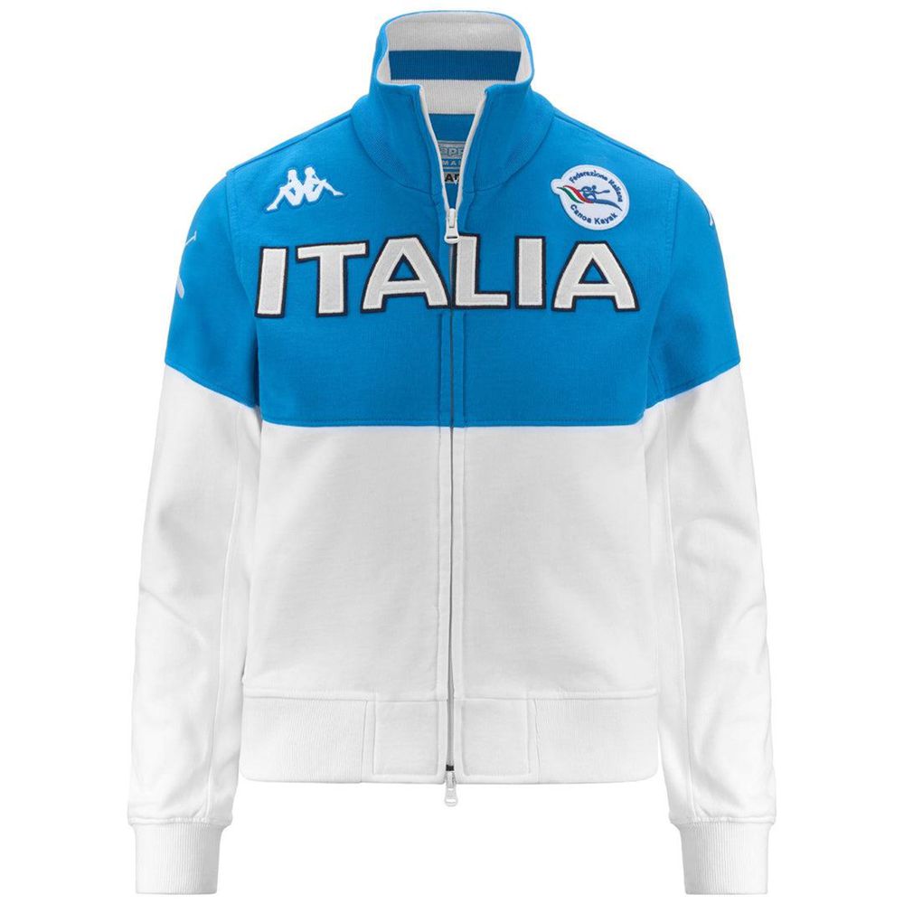 Women Kappa Eroi Jkt Lady Italia Fick Jacket White | 470852-RDE