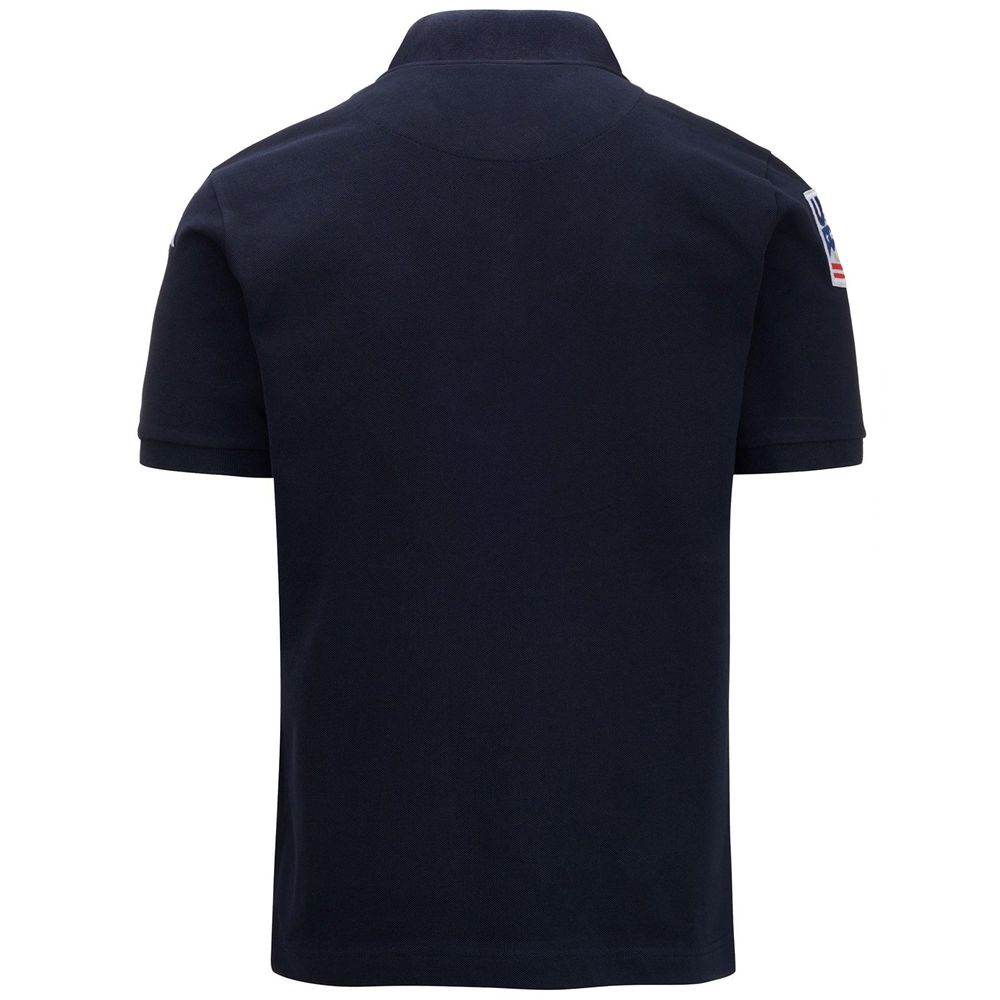 Women Kappa Eroi Polo Usa Us Polo Shirt Navy | 169327-SVU