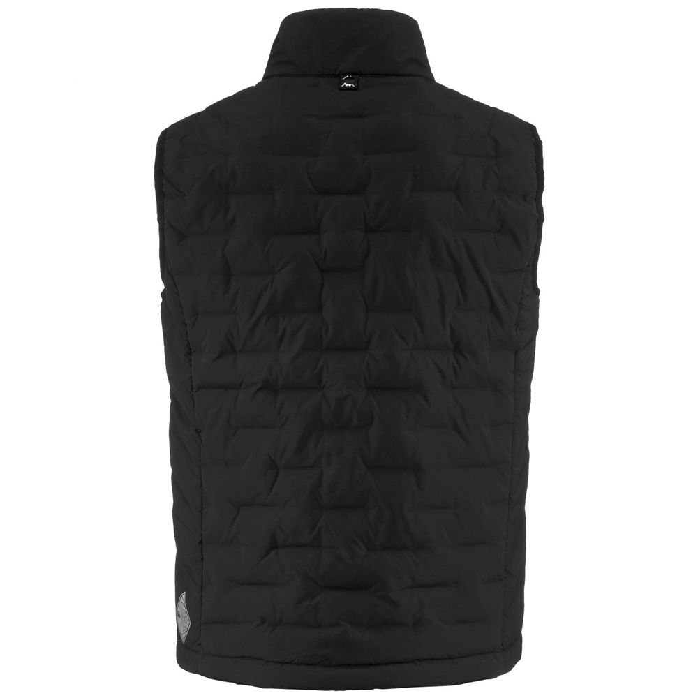 Women Kappa Hyrovest Jacket Black | 760953-DGV