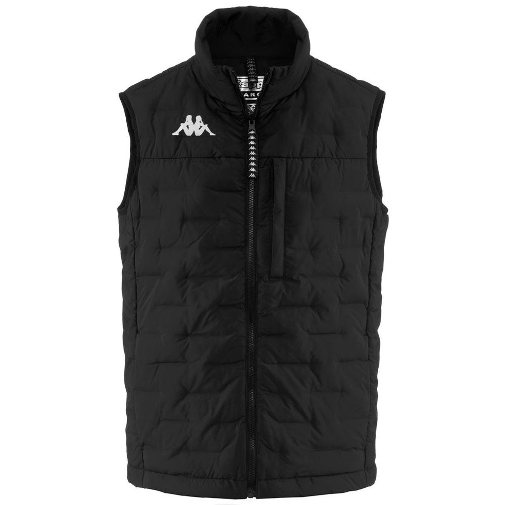 Women Kappa Hyrovest Jacket Black | 760953-DGV