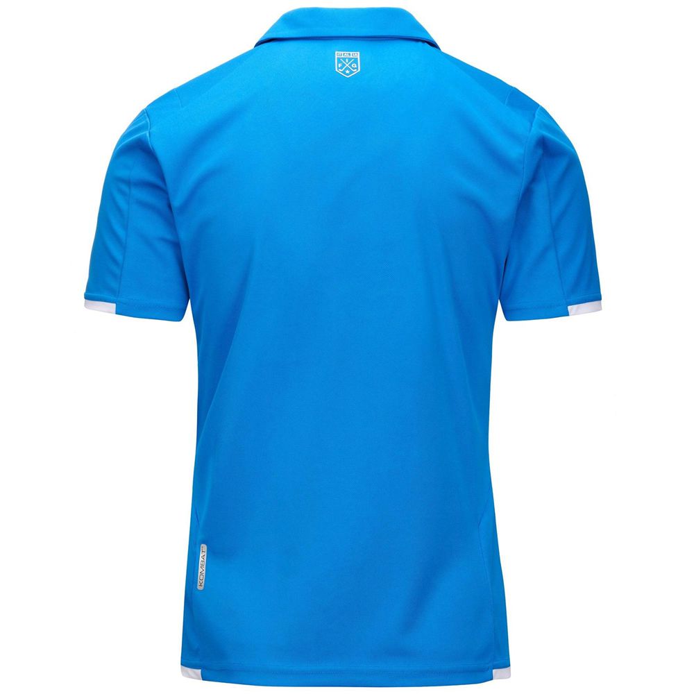 Women Kappa Kombat Abiacy Open Italia Jersey Blue | 508462-YPE