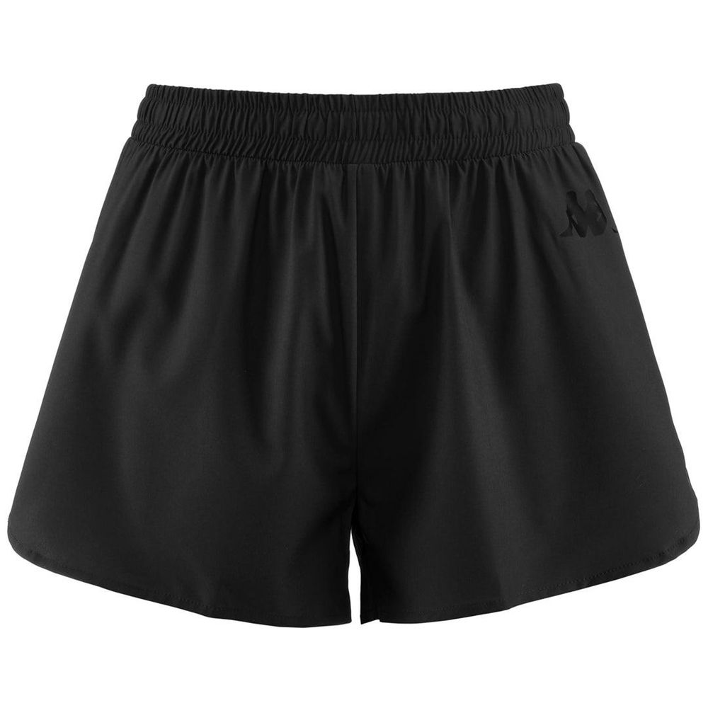 Women Kappa Kombat Dana Shorts Black | 864359-RDQ