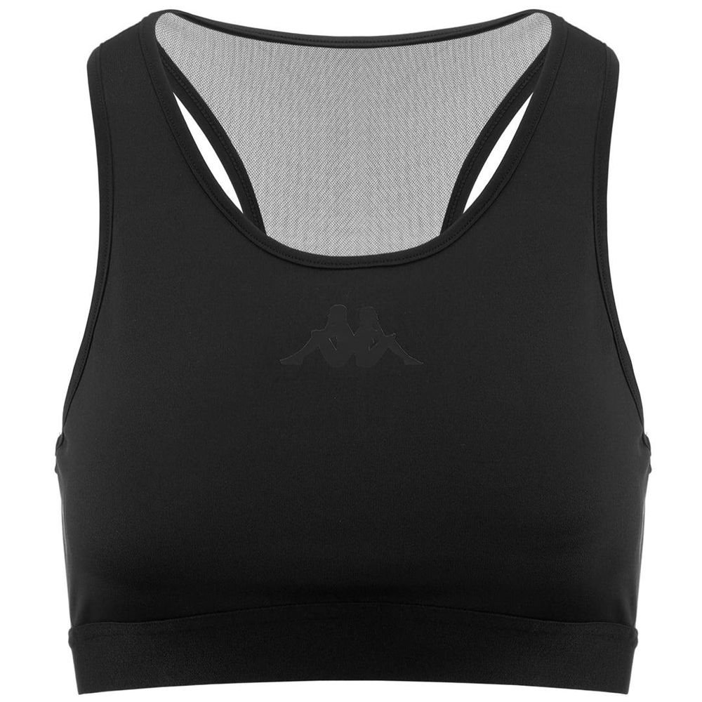 Women Kappa Kombat Dare Jersey Black | 241076-GNW