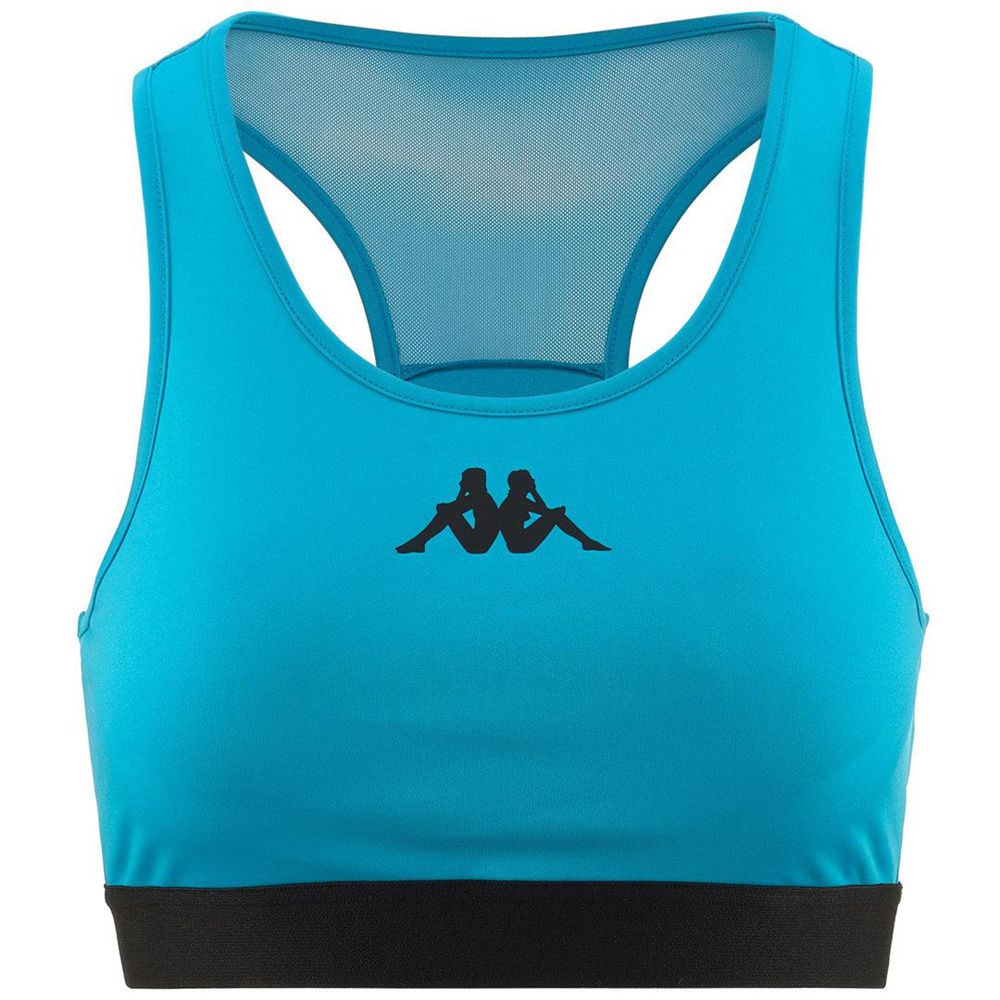 Women Kappa Kombat Dare Jersey Blue | 597623-ULD