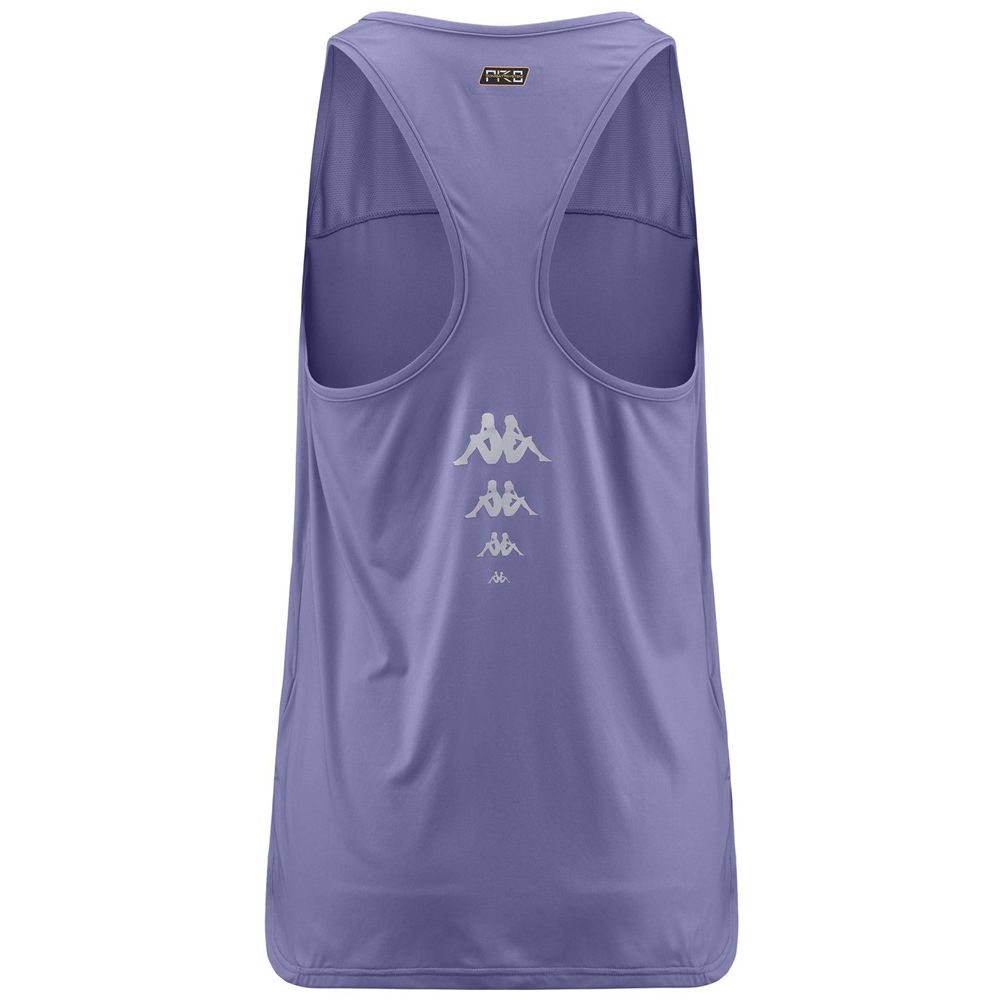 Women Kappa Kombat Egira Tank Top Purple | 803792-QIC