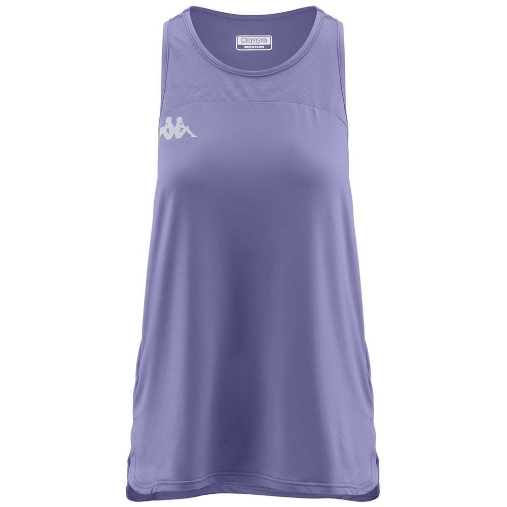 Women Kappa Kombat Egira Tank Top Purple | 803792-QIC