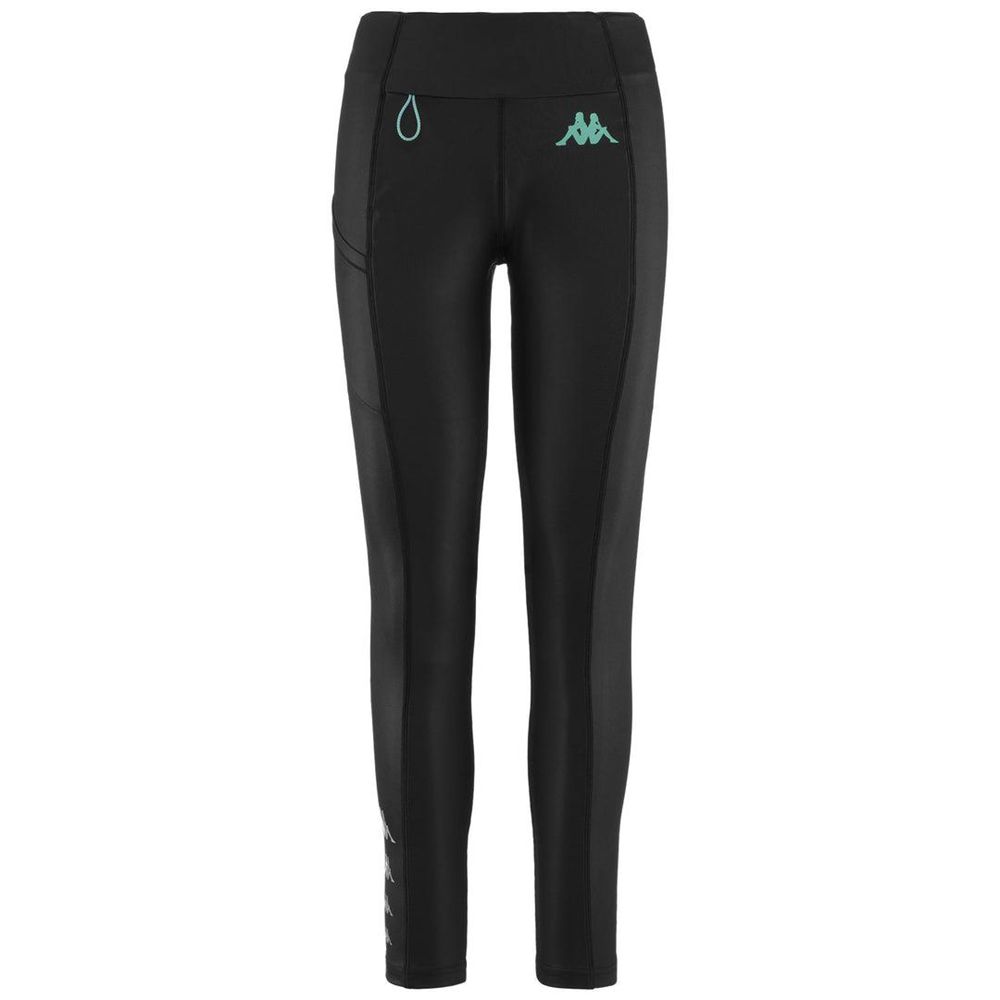 Women Kappa Kombat Enea Pants Black | 501236-YXP