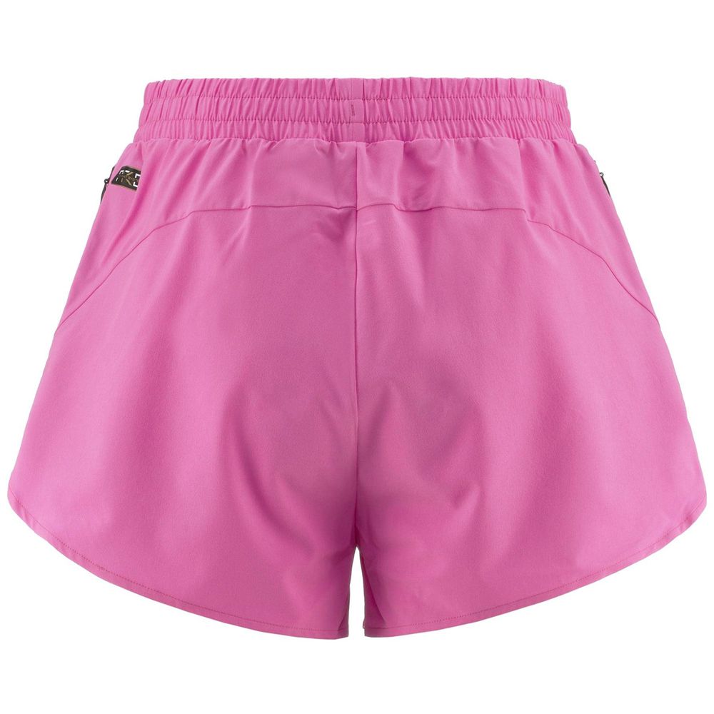 Women Kappa Kombat Erbof Shorts Pink | 365248-UJG