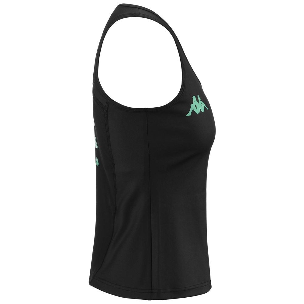 Women Kappa Kombat Eric Jersey Black | 835924-OFM