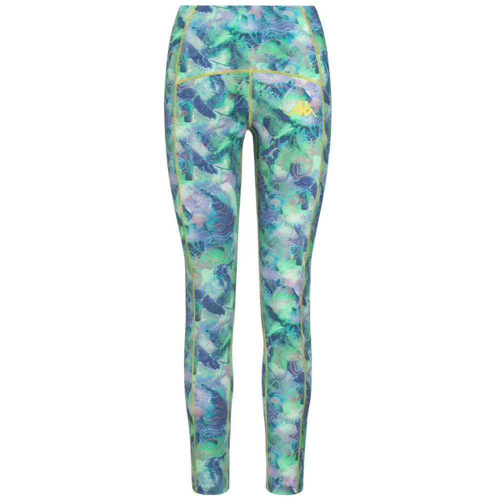 Women Kappa Kombat Fisia Pants Green | 856127-UPI