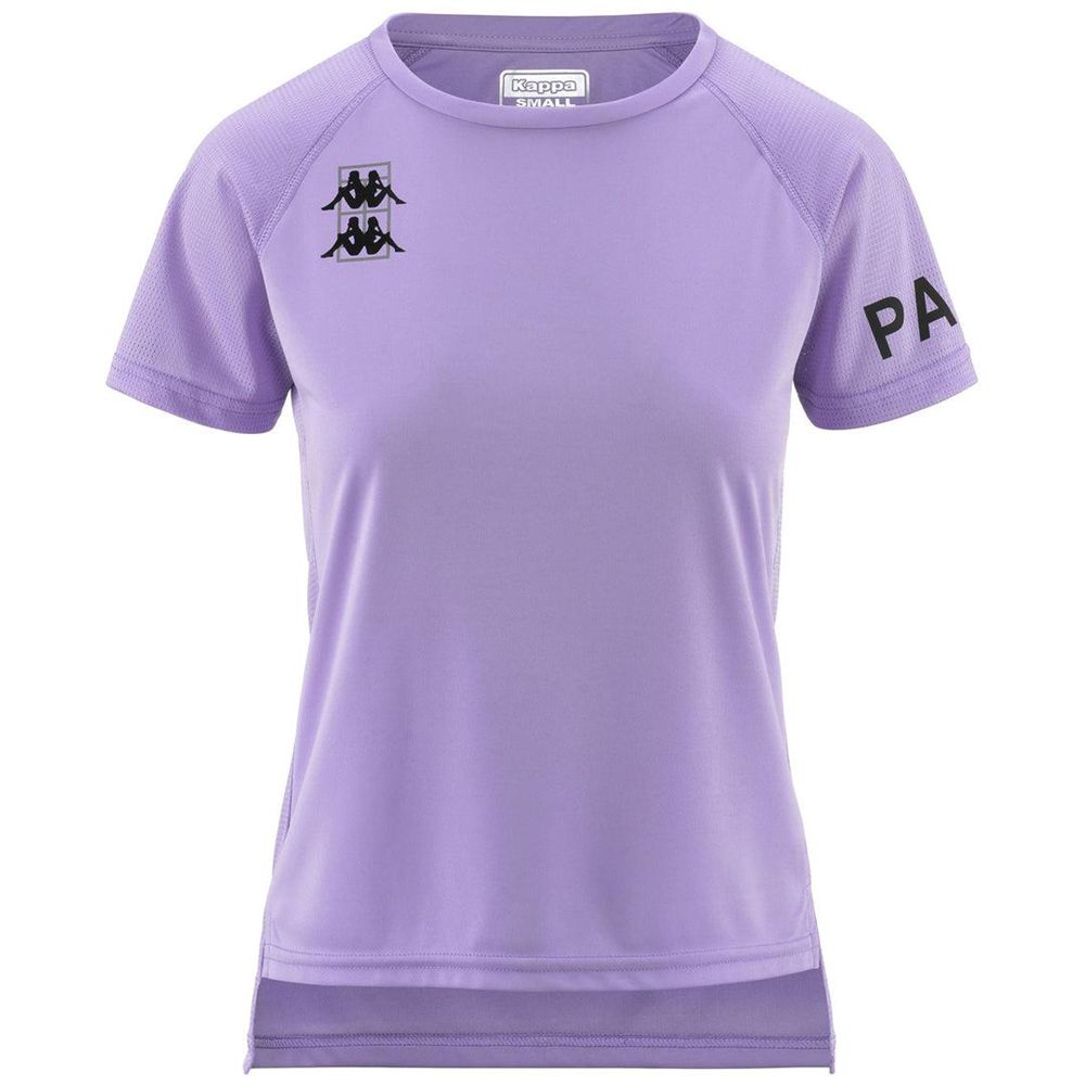 Women Kappa Kombat Padel Dest Jersey Purple | 678913-NMR