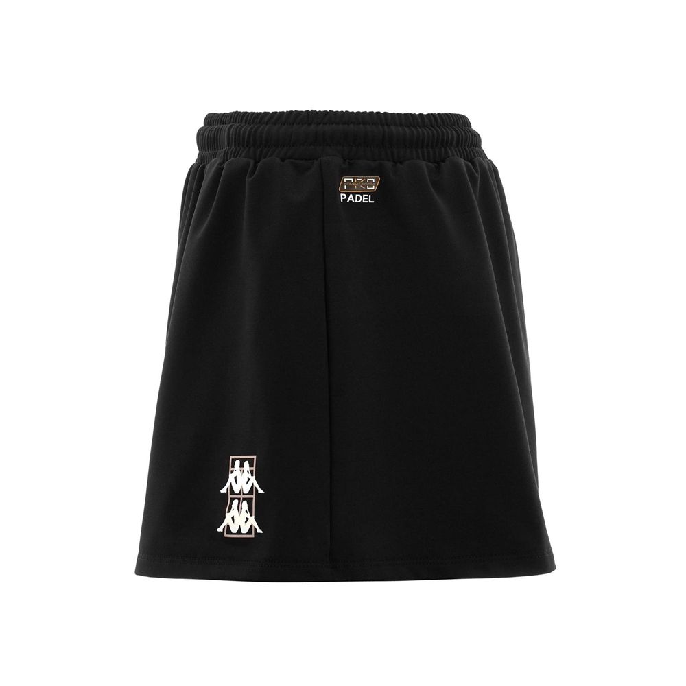 Women Kappa Kombat Padel Deva Skirts Black | 193548-OFY