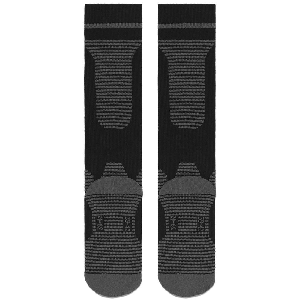 Women Kappa Kombat Soski Socks Black | 391086-IWT