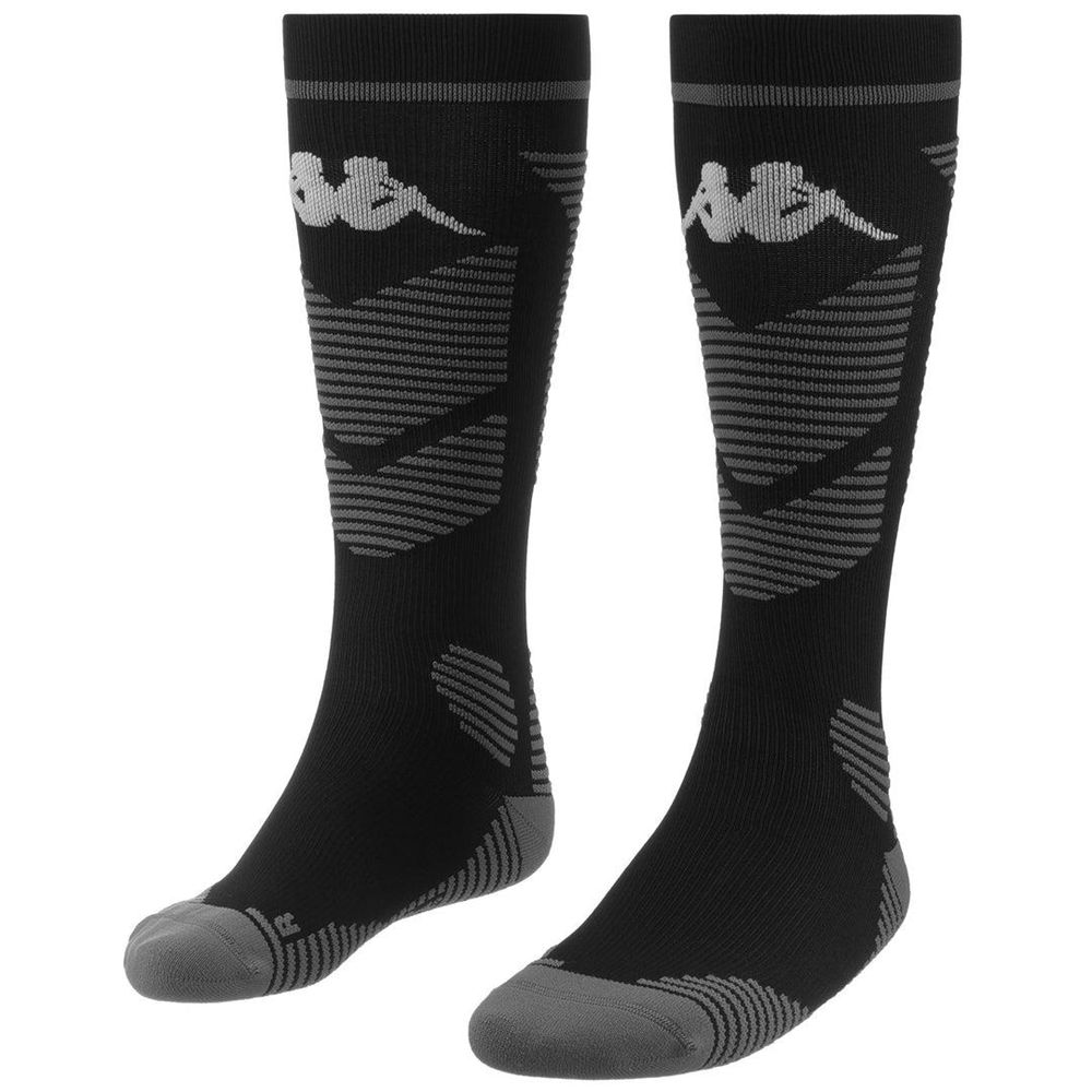 Women Kappa Kombat Soski Socks Black | 391086-IWT