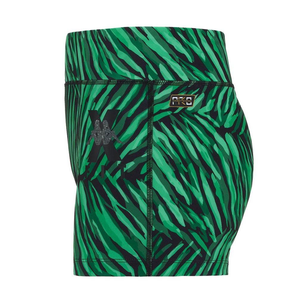 Women Kappa Kombat Wkt Efrivola Shorts Green | 273698-CHV