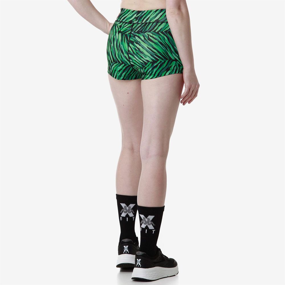 Women Kappa Kombat Wkt Efrivola Shorts Green | 273698-CHV