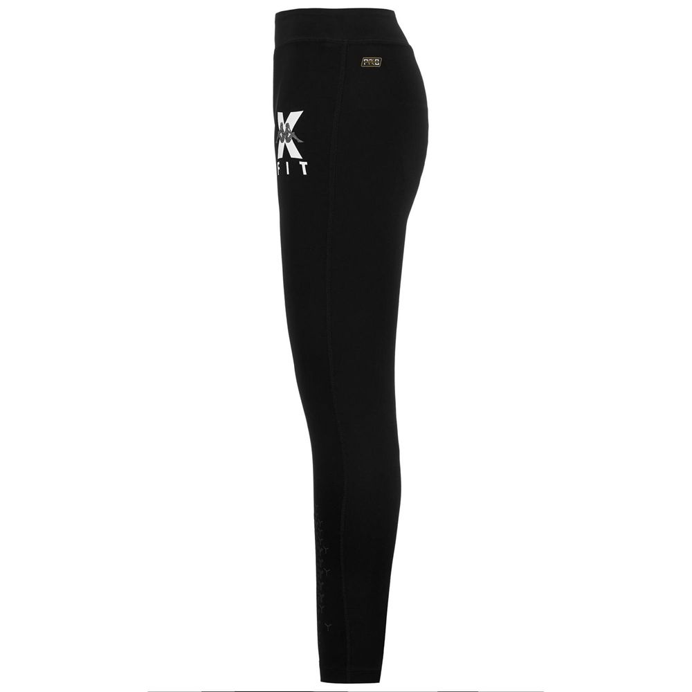 Women Kappa Kombat Wkt Equila Pants Black | 410582-FTE