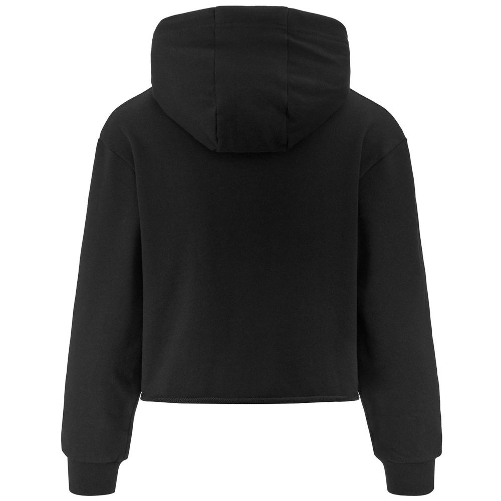 Women Kappa Kombat Wkt Eregola Hoodie Black | 124753-WYZ